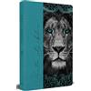 Random House Books for Young Readers Biblia RVR 1960 letra grande, tamaño manual, tapa dura de tela León aguamarina / Spanish Bible RVR 1960 Handy Size Large Print Hardcover Cloth Lion ... Bible Rvr 1960 Handy Size Lion Aquamarin