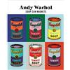 Galison Magneti per Frigorifero Andy Warhol Soup Can di Galison - Pop Art - 6 Pezzi - Plastica