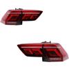 tusgt Fari Posteriori Auto Per VW Per Tiguan 2017-2022 Gruppo Ottico Posteriore LED Segnale Dinamico Indicatore Direzione DRL Luce Freno Automotive