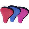 Keenso Coprisedile per Bici, Coprisedile Imbottito Traspirante per Mountain e Attrezzatura per la Guida di Biciclette (Rosa), KEENSOHP3C2F9WBD-31