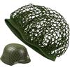 Generico Resistente copertura in rete per cappello di sicurezza in nylon - Rete mimetica elastica per elmetti protettivi, copricapo da esterno traspirante per caccia, sopravvivenza sul campo e giochi sul campo