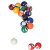Generic Set di Mini Palle da Biliardo Professionali da 25 Mm, Peso Costante e Saturazione del Colore Ottimale per le Barre