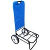 EuroGarden Trolley da spiaggia eurogarden con ruote blu navy 62x49x107 cm