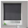 madecostore - Tenda avvolgibile Oscurante, Tessuto Tinta Unita, 49 x 190 cm, con Fori, Colore: Grigio Antracite