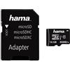 Hama 16GB Scheda microSDHC Hama Class 10 UHS-I 80MB/s + adattatore [00124138]