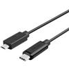 Unitek Cavo adattatore Unitek USB-C 1m Nero [Y-C473BK]
