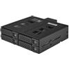 Chieftec Backplane Chieftec 2.5"/5.25" per 4 HDD/SSD Nero [CBP-425]