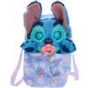 Disney Stitch, BABY PAWS Baby paws stitch, cucciolo interattivo come il personaggio disney, con suoni, ciuccio e borsetta-copertina
