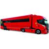 BBURAGO Iveco ferrari s way 570 racing transporte in scala 1:43+ 1 ferrari sf-24 1:43