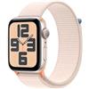 APPLE WATCH SE 2023 GPS 44MM ALUMINIUM CASE STARLIGHT CON CINTURINO SPORT LOOP S