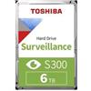 TOSHIBA S300 SURVEILLANCE HDD 6 TB INTERNO 3.5" SATA III BUFFER 256MB 5.400RPM