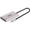 Club3D hub Thunderbolt 3 40000 Mbit/s Argento con 2 porte