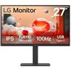 LG 27BA650-B Monitor PC 68,6 cm (27\") 1920 x 1080 Pixel Full HD LCD Nero