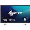 EIZO FlexScan EV4340X-BK LED display 108 cm (42.5") 3840 x 2160 Pixel 4K Ultra