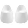 Joskeijky 2 Pezzi Seria 2.5 Pollici Auto Audio A-Pilastro Tweeter Supporto Auto Bidirezionale FreQuenza Invertito Stampo Supporto Tweeter Base