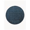 Westwing Collection Tappeto rotondo in viscosa tessuto a mano Jane -