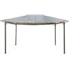 QUICK STAR Telo protettivo per gazebo, 3 x 4 m, impermeabile, trasparente