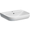 Geberit Smyle lavabo 500228, 60x48cm, avec trou pour robinetterie et trop-plein, 500.228.01.1, 500.228.01.1, Colorazione: bianco