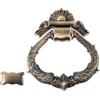 MOBUTOFU Batacchio Porta Vintage in Lega di Zinco, Oro, Stile Europeo | Finitura Liscia, Pratica e Decorativa, Non Facile da Arrugginire, per Porta D'ingresso e Cancello