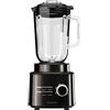 Aiwa Saberu 2500 ATB‑2500 Frullatore a Bicchiere 2500 W, Caraffa in Vetro 1,5 L, 6 programmi, Controllo della Velocità, Auto‑clean, 6 Lame Satoku®. Colore: acciaio inox