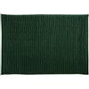 MSV - Tappetino da bagno in microfibra di ciniglia - Pelo lungo, antiscivolo - Comodo anello per appenderlo - Comfort e igiene ottimizzati - Verde scuro - Singolo - 50x80 cm