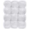 Tatuo Finte Pelliccia Pom Pom Palla DIY Pelliccia Pom Pon per Cappelli Scarpe Sciarpe Borsa Pompon Portachiavi Charm Accessori per Maglieria Cappelli