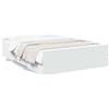 vidaXL Giroletto con cassetti bianco 120x200 cm materiale a base di legno