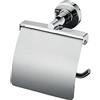 Ideal Standard A9127AA Serie IOM portarotolo con copertura per installazione a parete, cromato