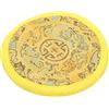 Toyvian Cuscino per Campana Tibetana Artigianale Giallo 10 Cm Tappetino per Ciotola Sonora Buddhista Antiscivolo Accessorio per Meditazione e Decorazione Casa e Ufficio