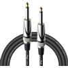 Stagg SGC3DL Cavo Pro Dritto Deluxe per Strumenti Musicali da Jack 6.3 mm, 3m, Nero