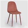 EDG Enzo De Gasperi Sedia Charton H 85 x L40 x P52 cm Colore Ruggine