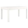 hliofuir Tavolino da salotto bianco, 80 x 50 x 40 cm, in legno massello di pino, moderno tavolino da salotto robusto in legno, tavolino da caffè minimalista dal design naturale