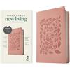 Tyndale Holy Bible: New Living Translation, Dusty Pink Vines, Premium Value Thinline, Filament-enabled Edition