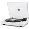 Victrola Wave - Giradischi Bluetooth con Auracast - 2 velocità, testina Audio Technica AT-VM95E, streaming Bluetooth Hi-Res aptX HD e Adaptive (Bianco)