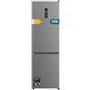 Cecotec Frigorifero Combinato 335L No Frost Bolero CoolMarket Combi 335 Inox E. Altezza 195,3cm e 59,5cm Larghezza, Compressore Inverter Plus, Basso Consumo, Ripiani in Vetro, Controllo Umidità, Inox