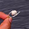Fatto a mano Anello gioiello in argento sterling 925 con pietra preziosa opale dendrite mi...