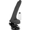 Basecock Vibratore Realistico Basecock Telecomandato - Nero 19 cm