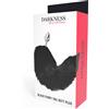 Anal,Darkness Anal Plug 8 Cm Argento Darkness Con Coda Nera