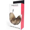 Anal,Darkness Anal Plug Argento Darkness Con Coda Spice And Wolf