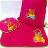 Nene Shop SET ASILO SACCA + TOVAGLIETTA + BAVETTA PERSONALIZZABILE CON NOME - ORSETTO