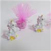 Nene Shop BOMBONIERA NASCITA BATTESIMO UNICORNO BIMBA ROSA