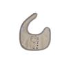 Bimbi Dreams BAVAGLINO BAVETTA NEONATO IN SPUGNA IMPERMEABILE 19x19 CM - FLY TO THE MOON - TORTORA