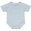 J Bimbi BODY TAGLIA UNICA 0-36 MESI PER NEONATO E BIMBO IN COTONE BIO 4SEASON AZZURRO PASTELLO JBIMBI