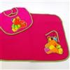 Nene Shop SET ASILO TOVAGLIETTA + BAVETTA PERSONALIZZABILE CON NOME - ORSETTO
