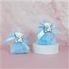Nene Shop SACCHETTINO CONFETTI SEGNAPOSTO BOMBONIERA NASCITA BATTESIMO ORSETTO