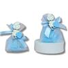 Nene Shop SACCHETTINO CONFETTI SEGNAPOSTO BOMBONIERA NASCITA BATTESIMO BIMBO