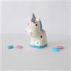 Nene Shop BOMBONIERA NASCITA BATTESIMO UNICORNO IRIS IN PIEDI CON LUCI LED