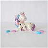 Nene Shop BOMBONIERA NASCITA BATTESIMO UNICORNO IRIS SEDUTO CON LUCI LED