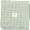 Nene Shop COPERTINA NEONATO CARROZZINA CULLA PASSEGGINO IN CROCHET - COTONE - VERDE MENTA