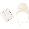 Nene Shop CAPPELLO CON LACCIO SOTTOMENTO BEIGE IN COTONE BIOLOGICO